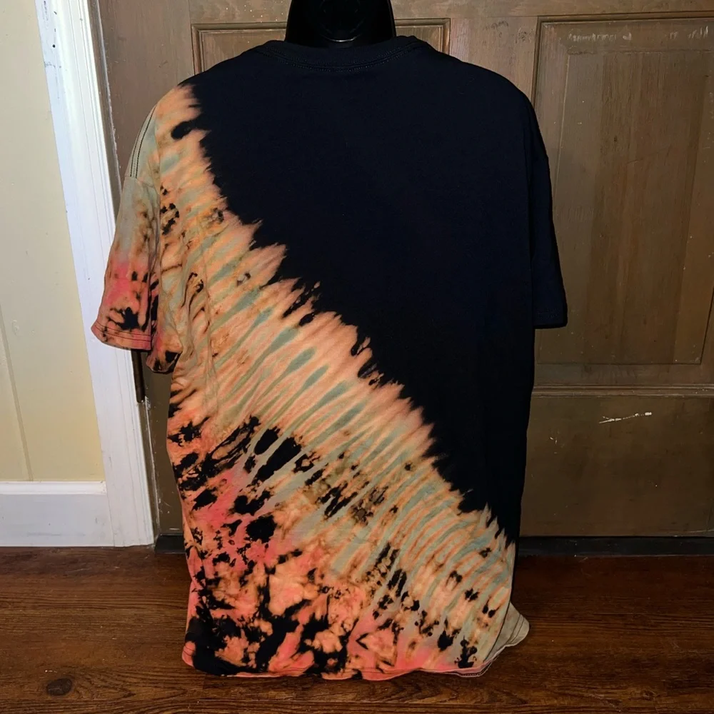 LAST CALL Chevrolet Graphic Black Reverse Dye Short Sleeve Cotton Shirt Size XL - Picture 6 of 10